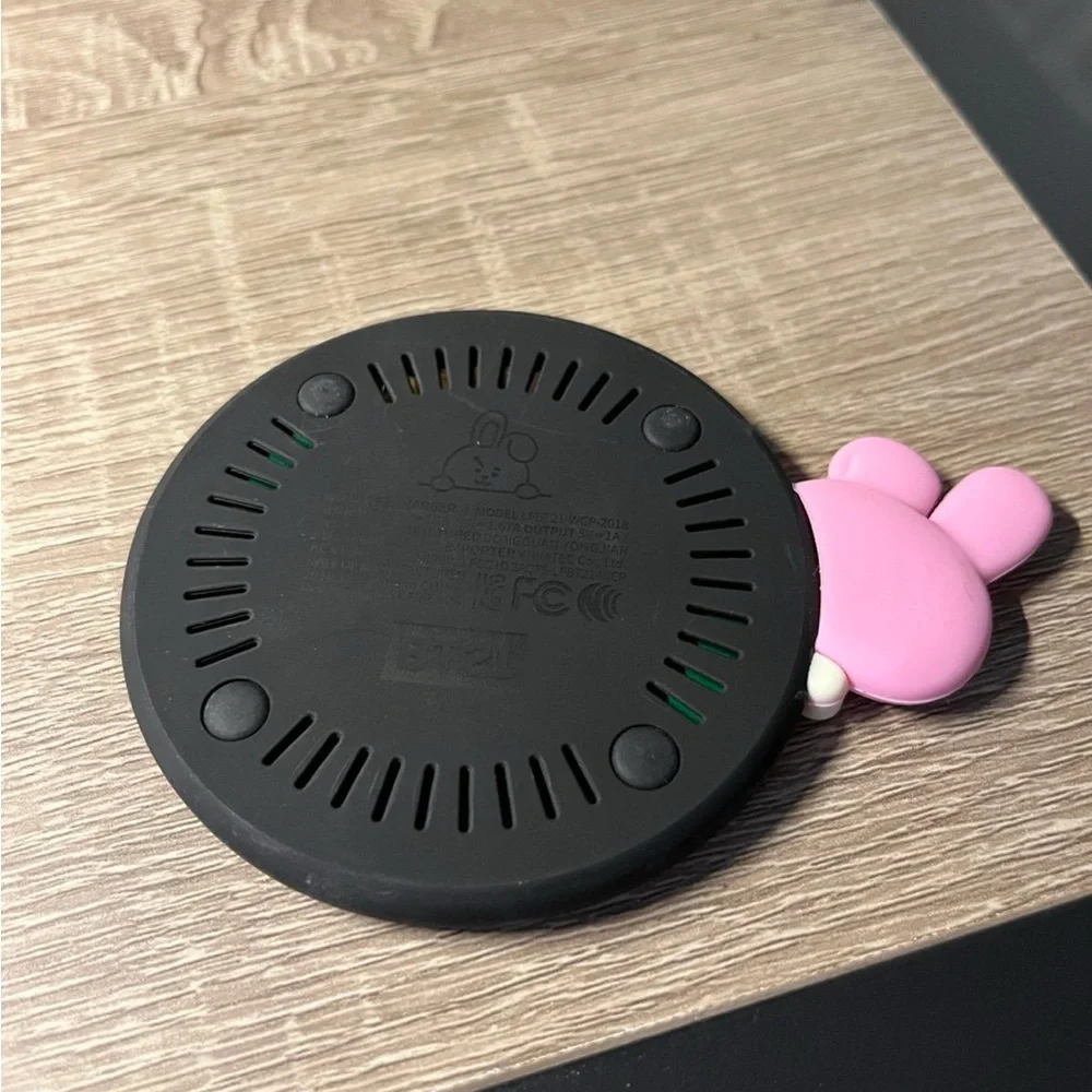 BT21 Pink Wireless Charger